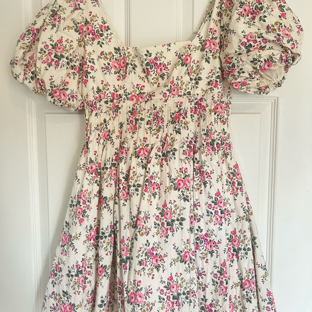 Hyacinth House Mini Aurelia Puff Sleeve Dress - Picture 4 of 6